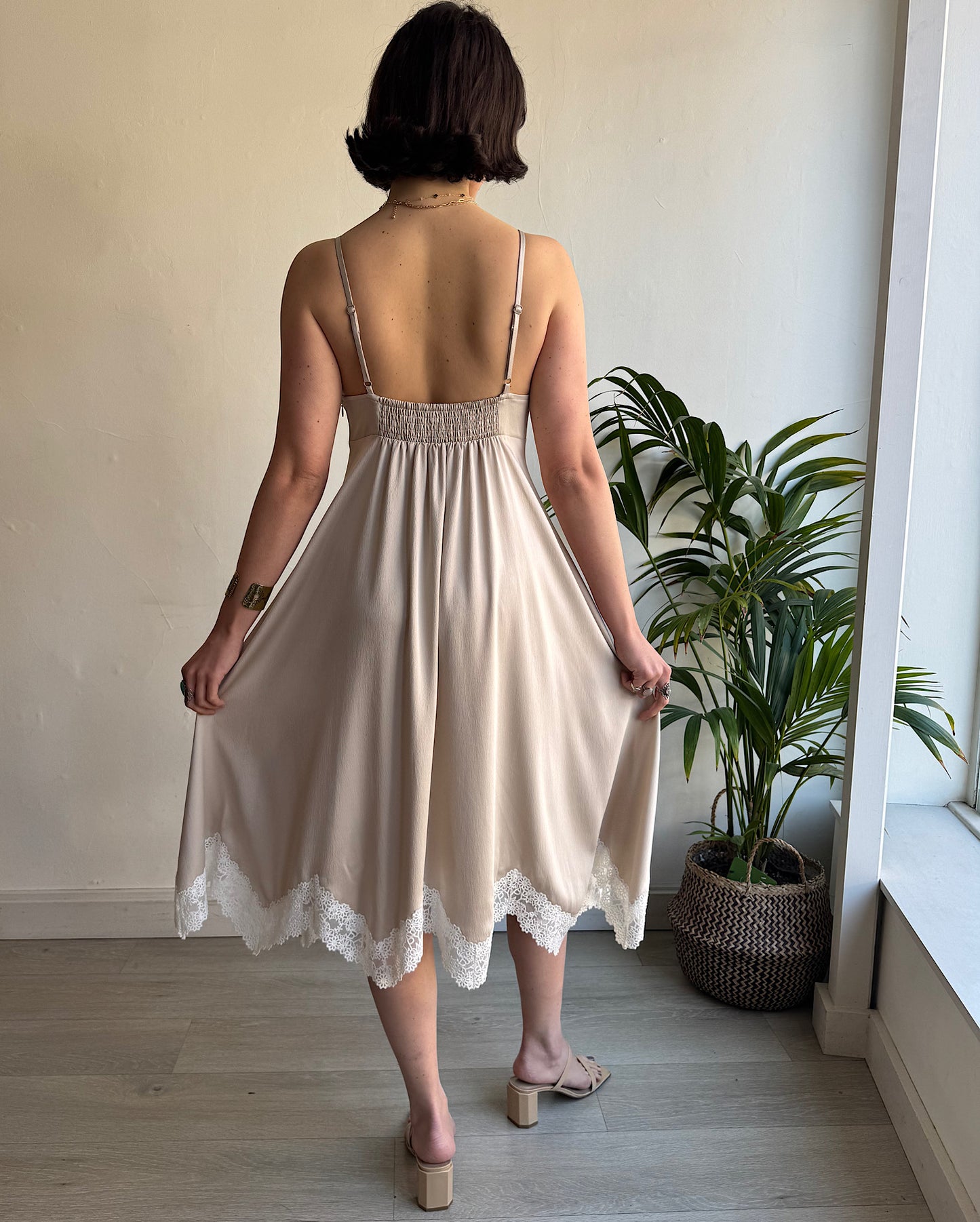 SALE Satin Slip Dress ~ Size M