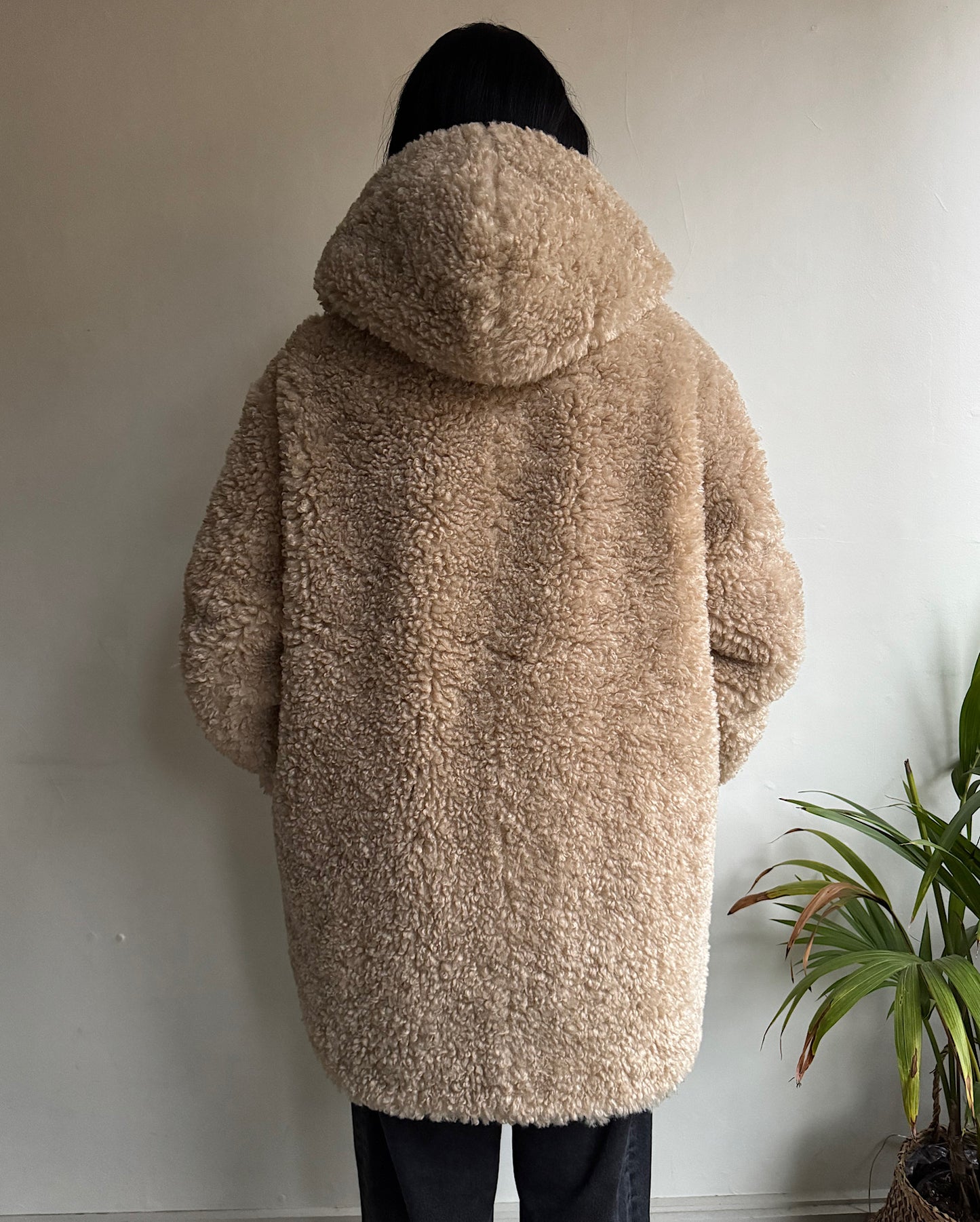 Florene Faux Shearling Coat ~ Size 8/10