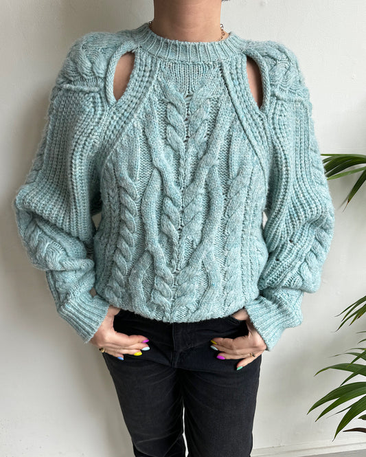 SALE - Green “Paloma” Knit ~ Size 10