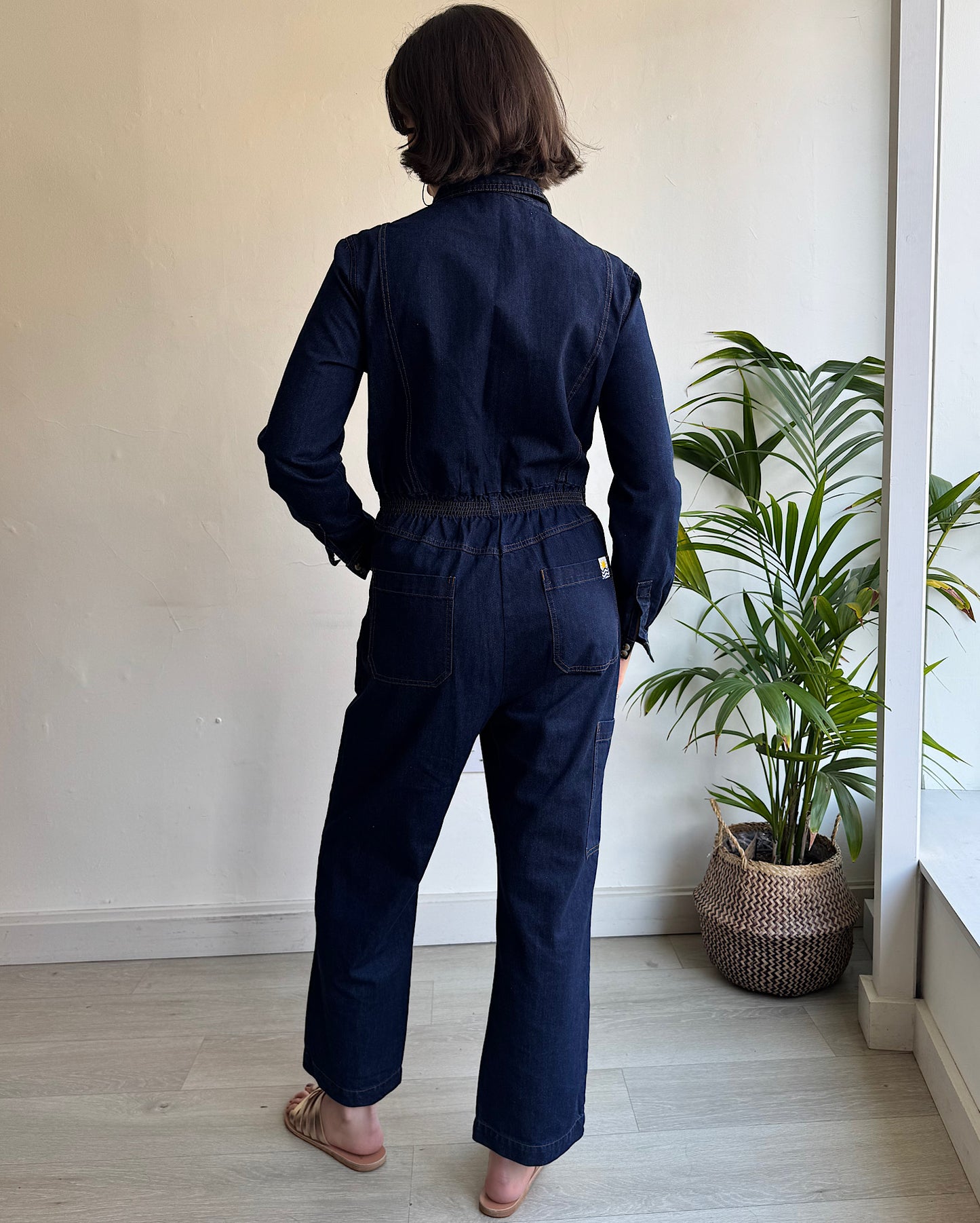 Dark Denim Jumpsuit ~ Size 12