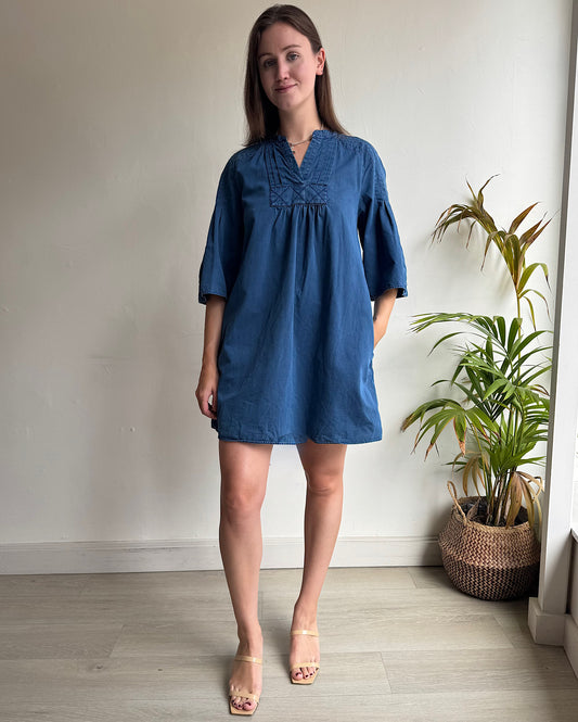 Denim Mini Dress ~ Size M