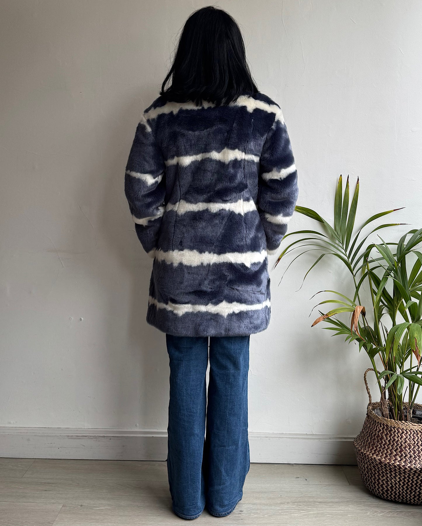 Faux Fur Coat ~ Size S