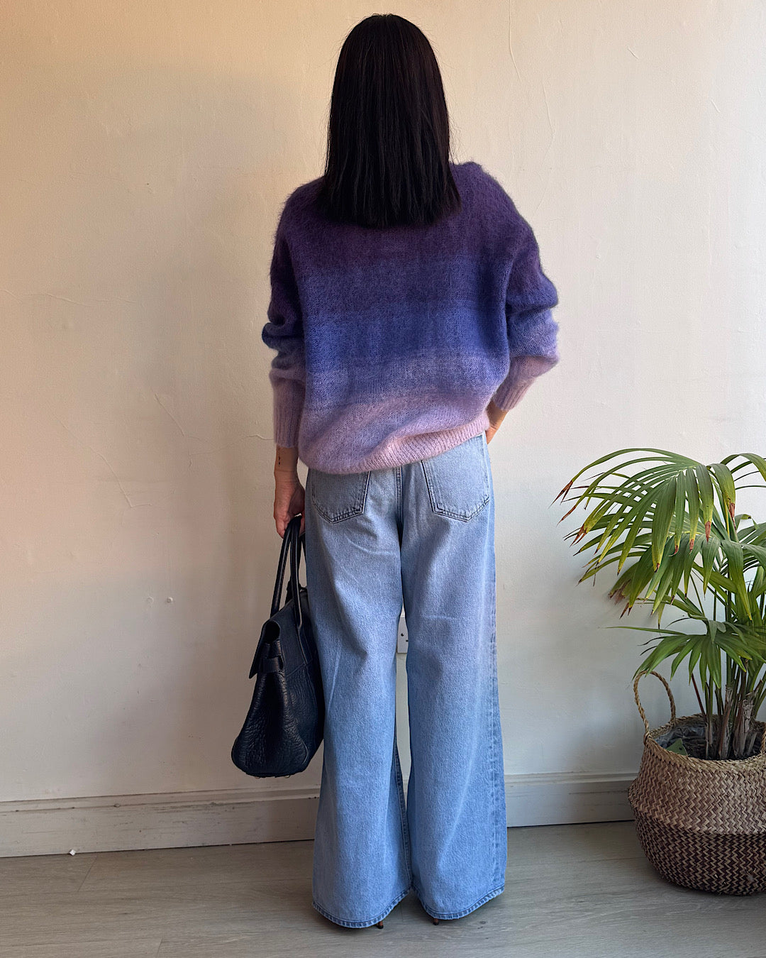 Isabel Marant Russell Purple Mohair Knit ~ Size 8