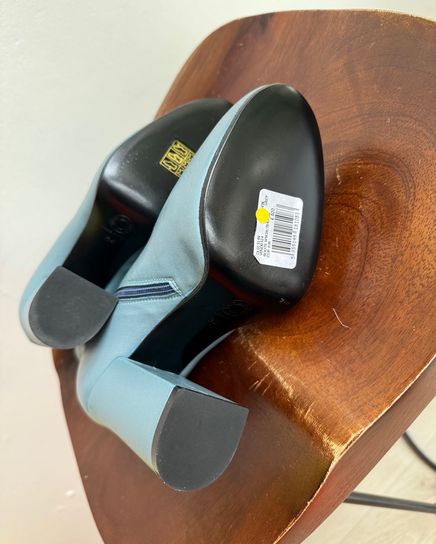 SALE Teal Floral Boots ~ Size 3