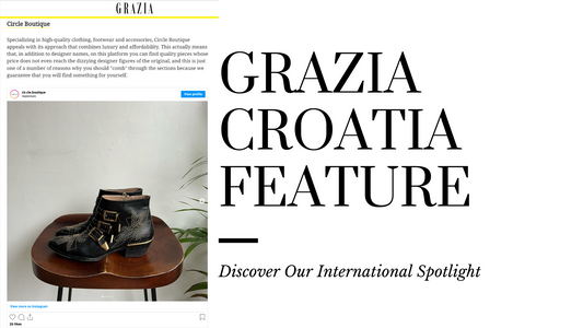 Circle Boutique Featured in Grazia Croatia!