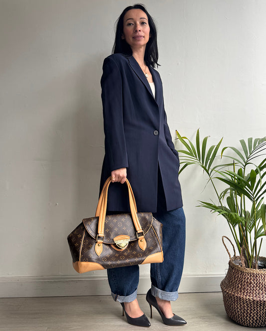 Navy Long Blazer ~ Size 10