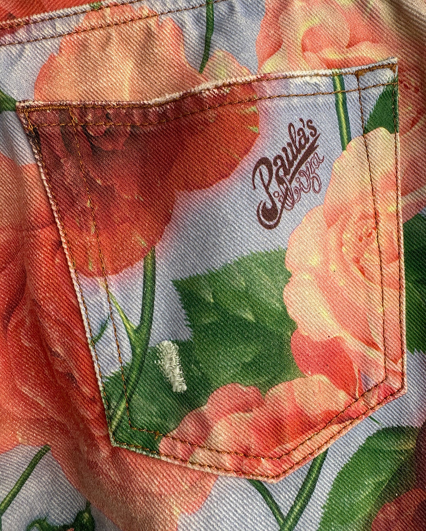Loewe Floral Jeans ~ Size 6
