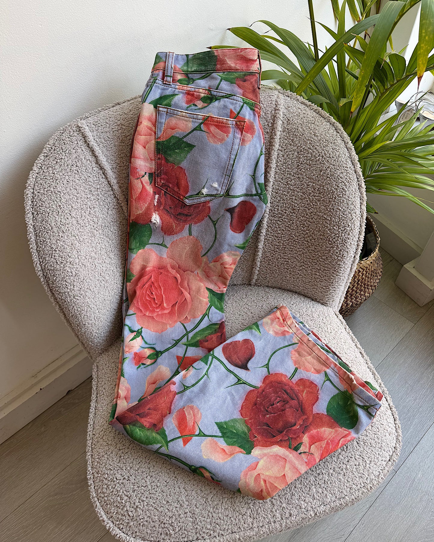 Loewe Floral Jeans ~ Size 6