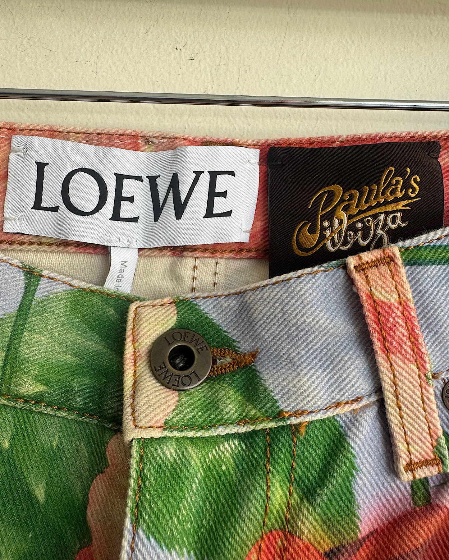 Loewe Floral Jeans ~ Size 6