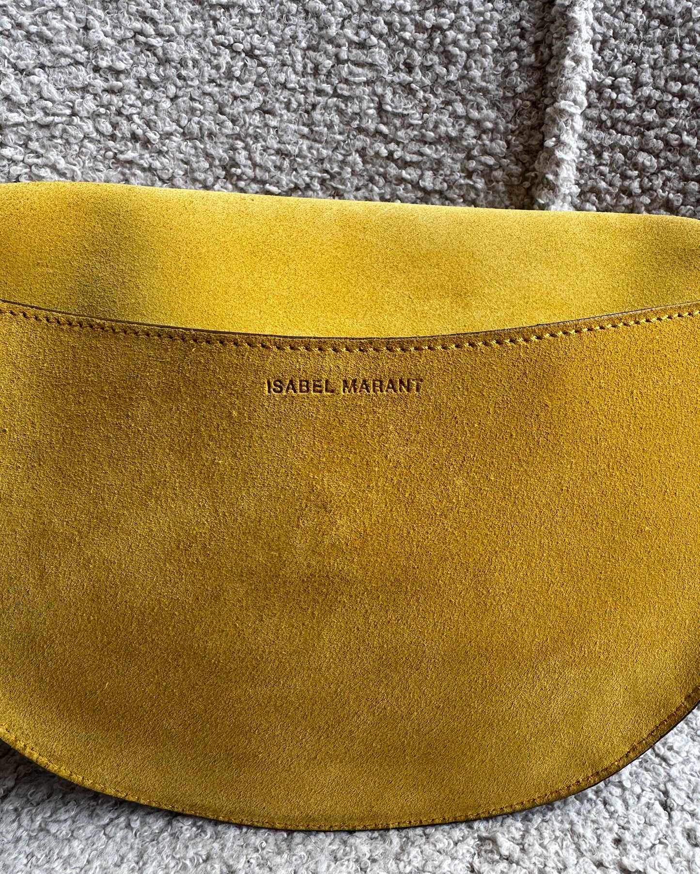Yellow Suede Bag