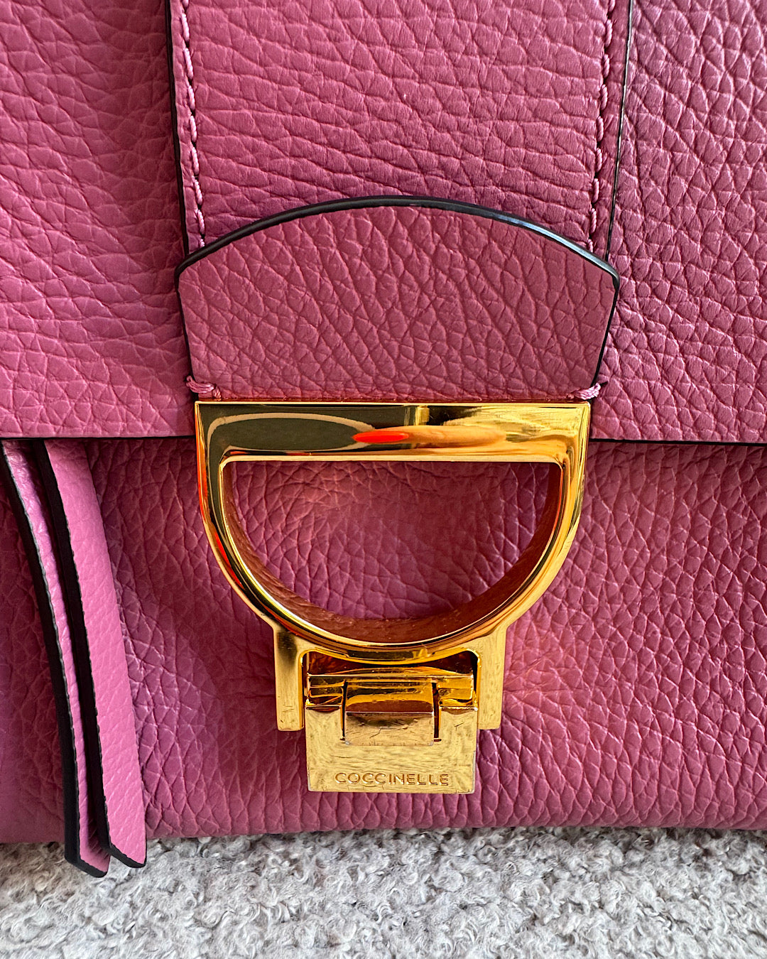 Cochinelle Pink Leather Bag