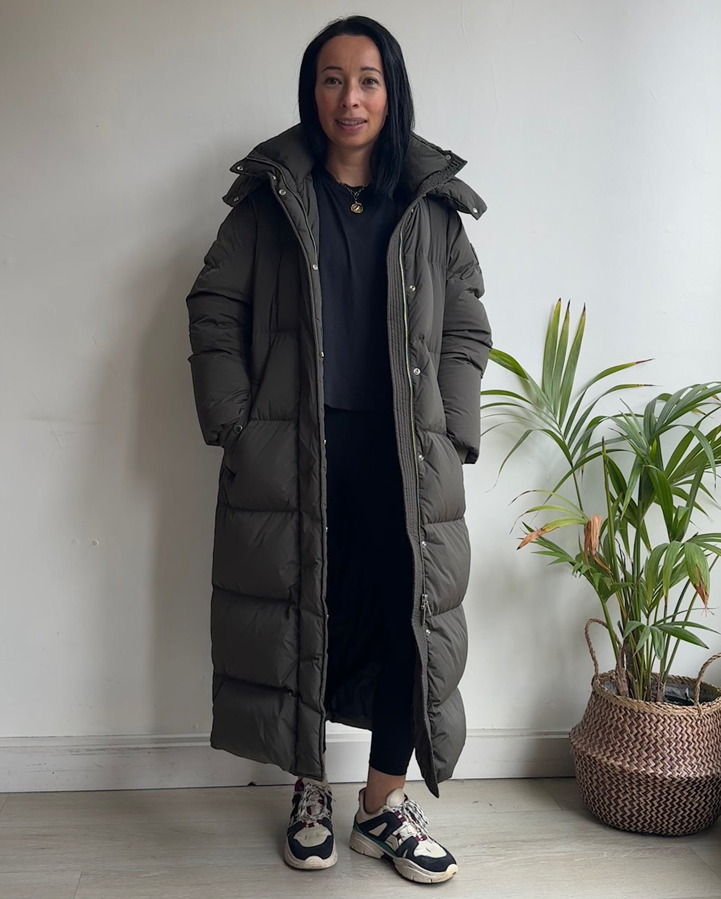 Khaki Long Kelly Parka ~ Size S