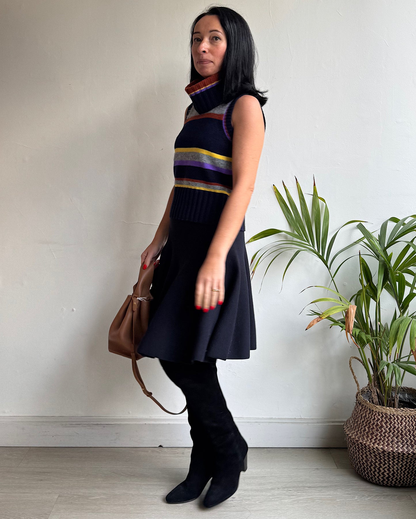 Striped Sleeveless Knit ~ Size XS