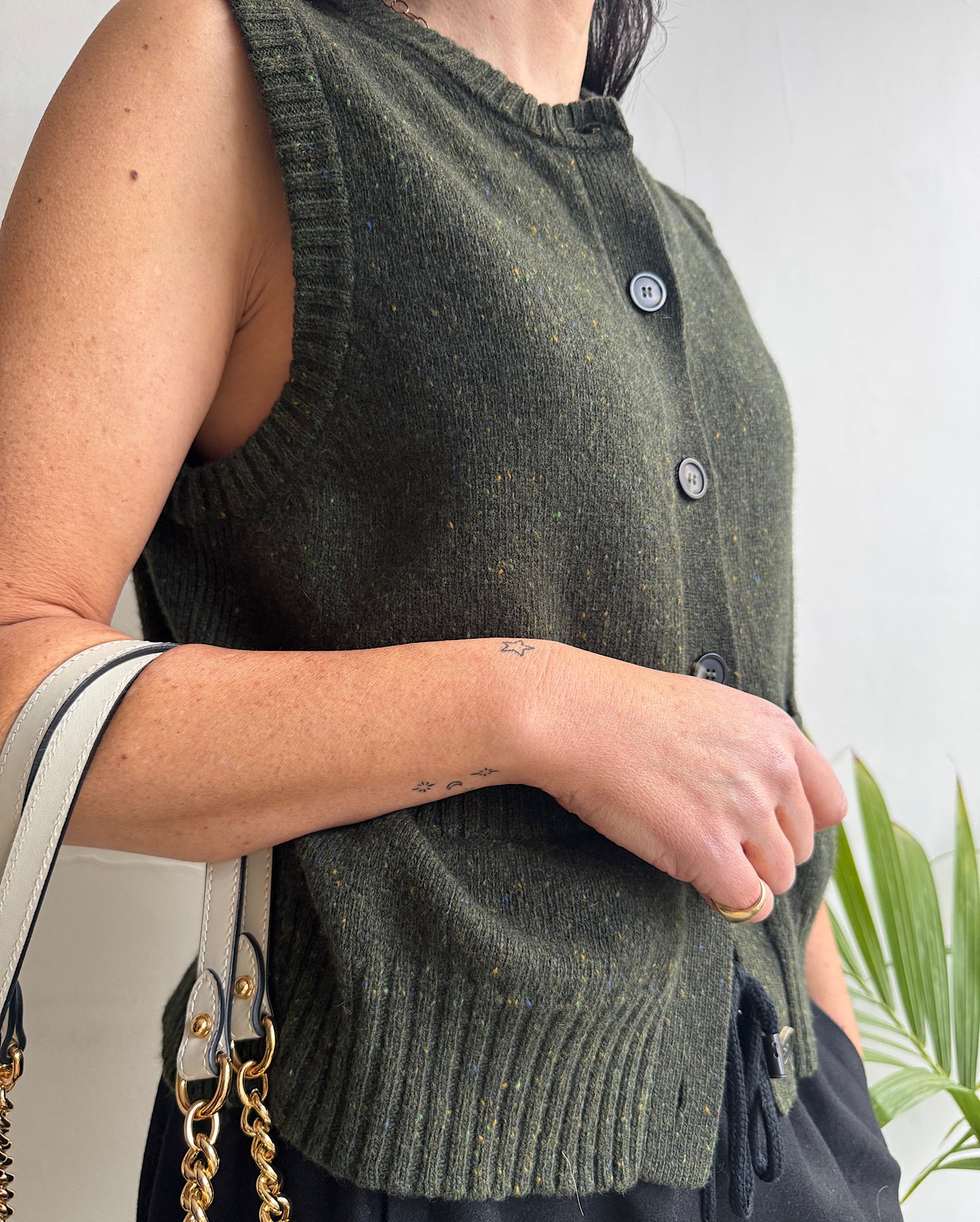 Elm Merino Wool Vest ~ Size S