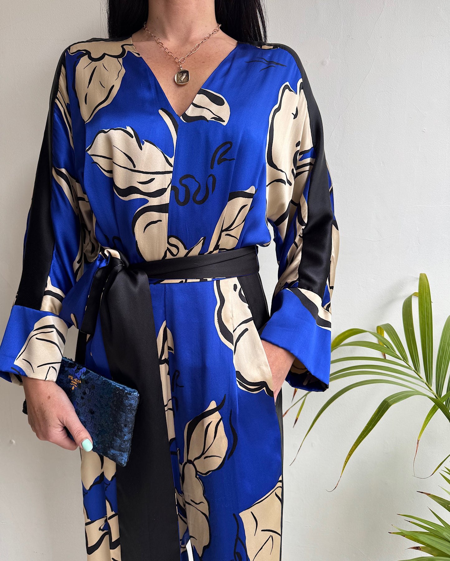 Jigsaw Silk Jumpsuit ~ Size 8