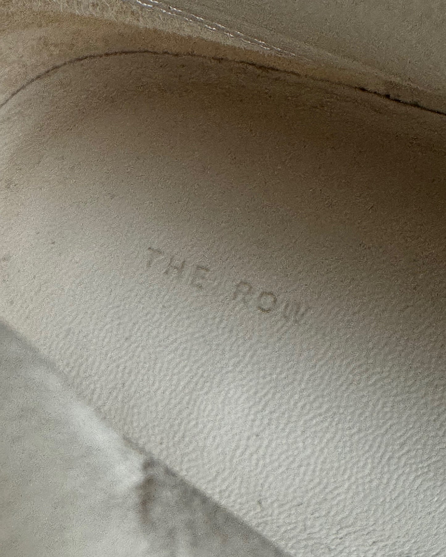 Cream Zip Boots ~ Size 5.5