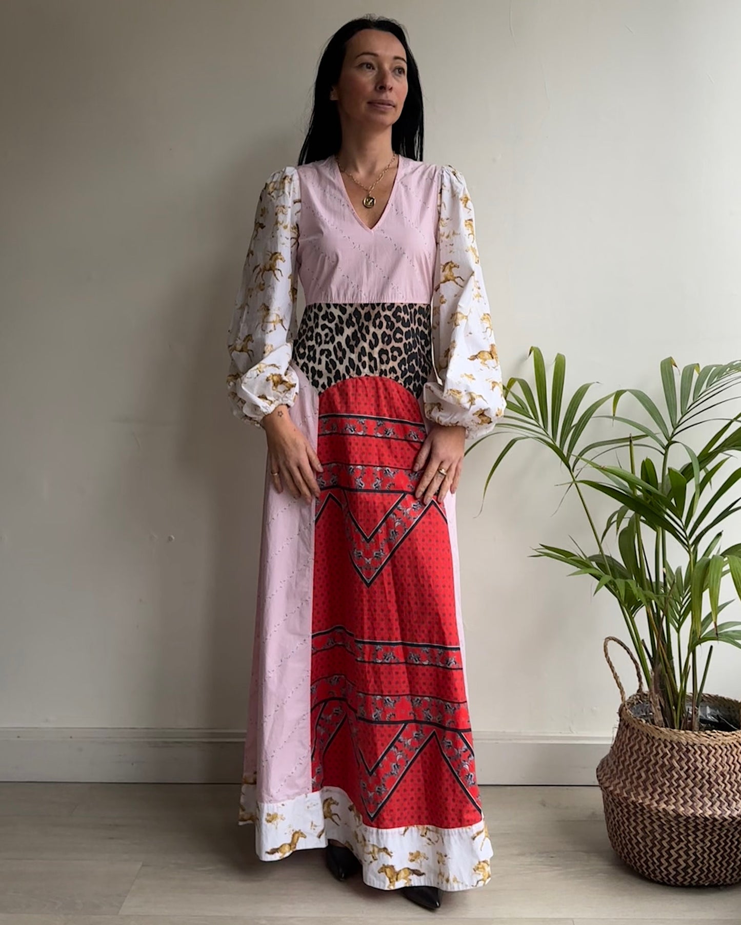 Patterned Dress ~ Size 8