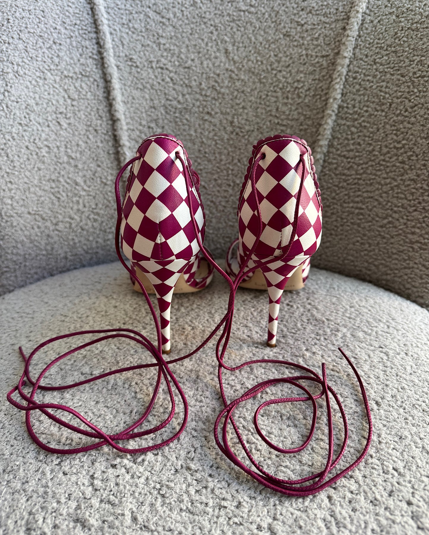 Checkered Peeptoes ~ Size 4