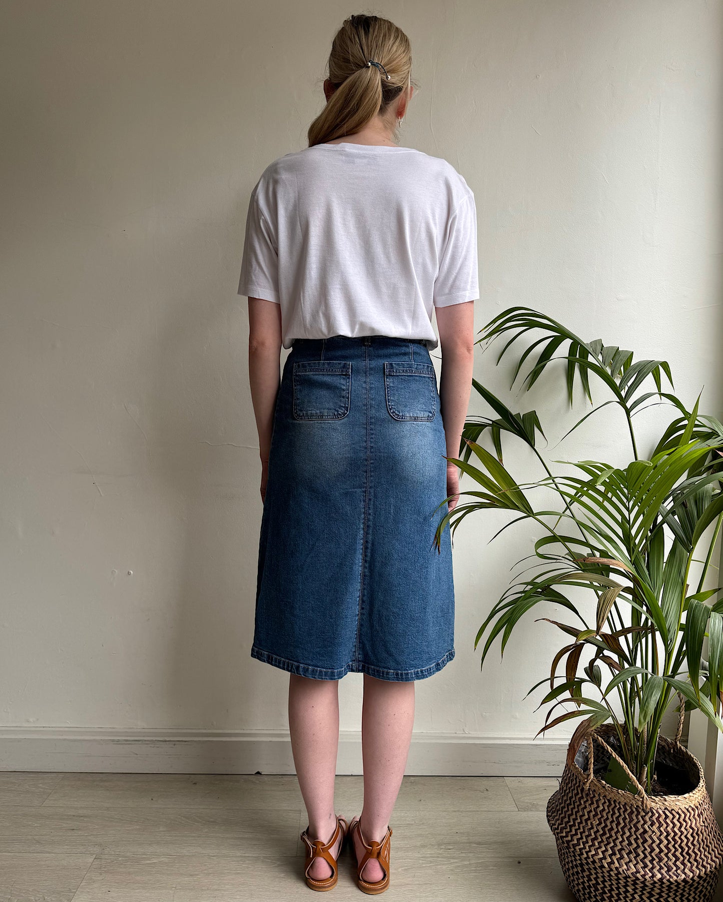 Denim Skirt ~ Size S