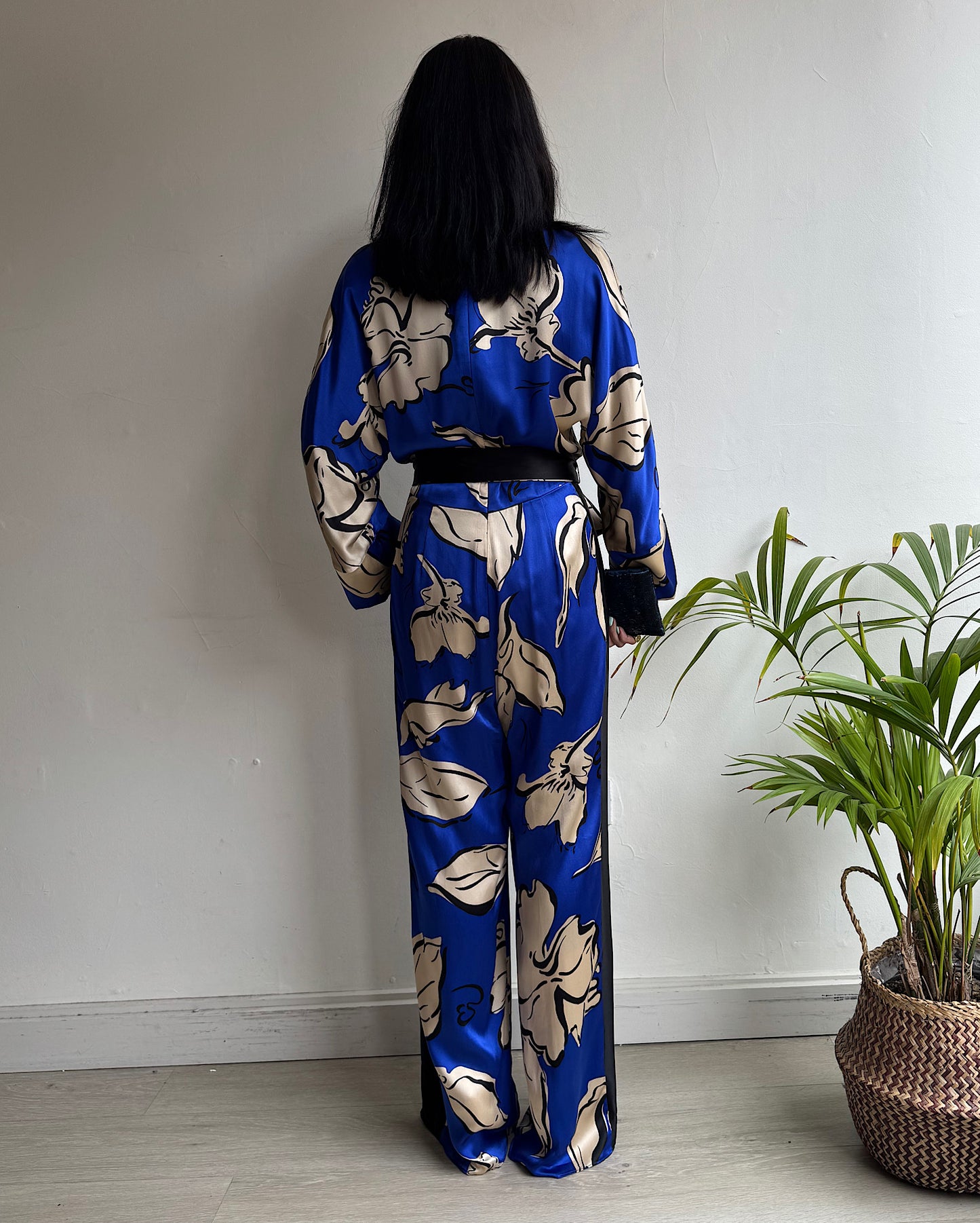 Jigsaw Silk Jumpsuit ~ Size 8