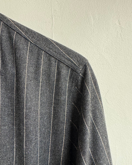 Charcoal Pinstripe Shirt ~ Size 16
