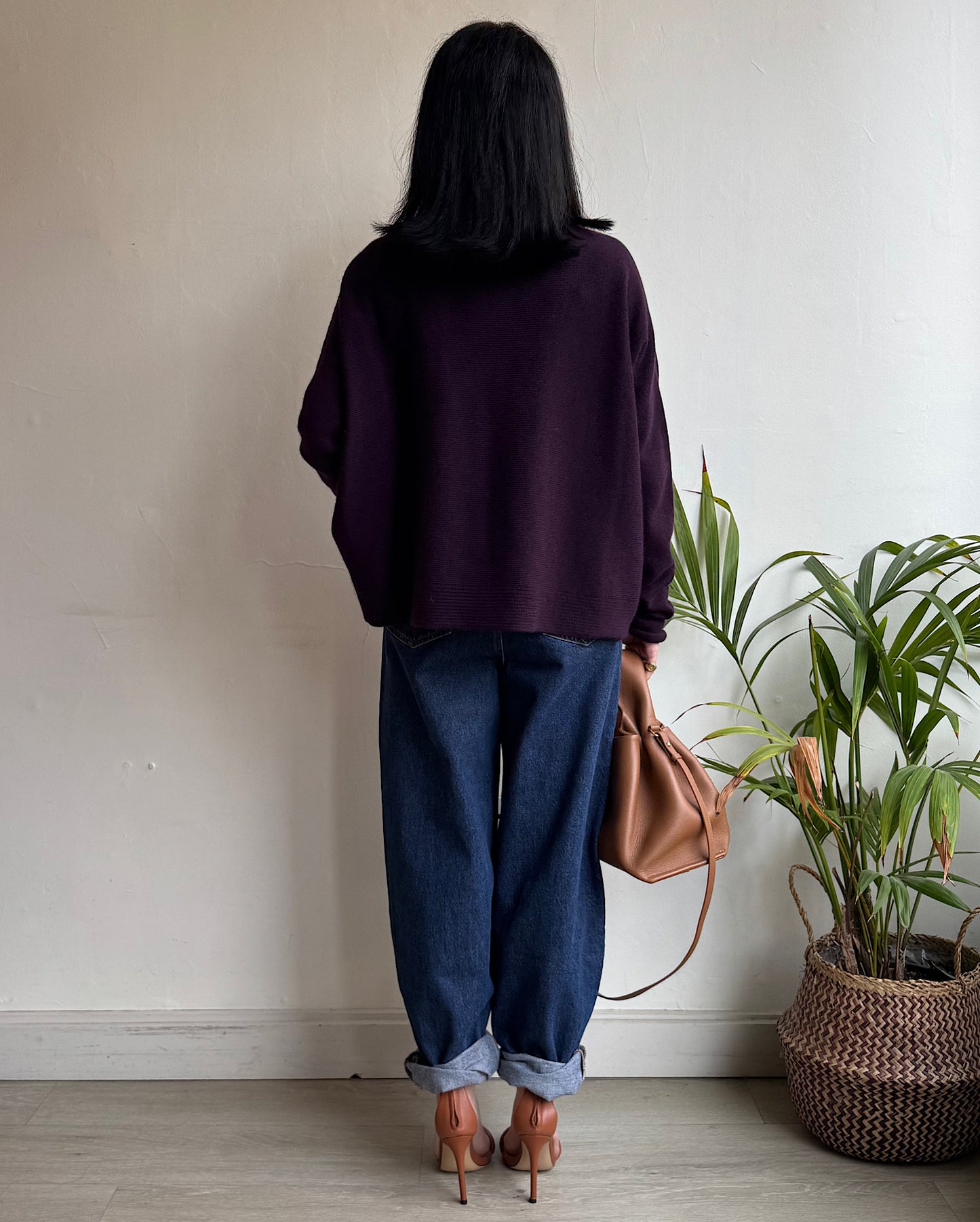 Aubergine Cashmere ~ Size M