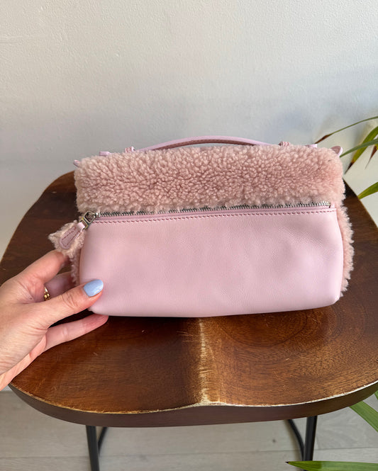 Baby Pink Leather Bag