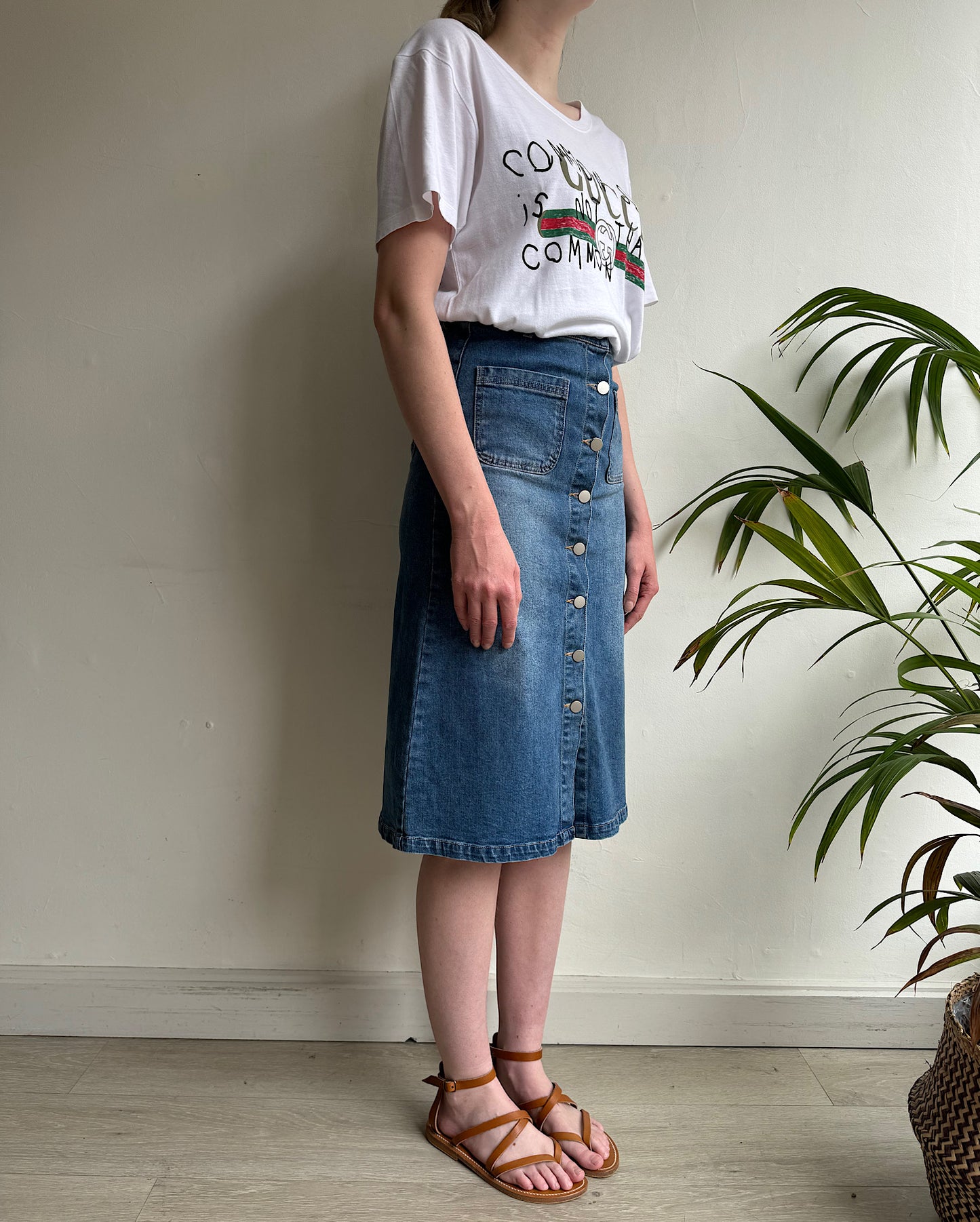 Denim Skirt ~ Size S