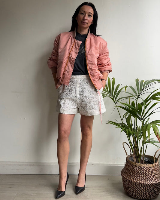 Pink Clea Bomber Jacket ~ Size 10