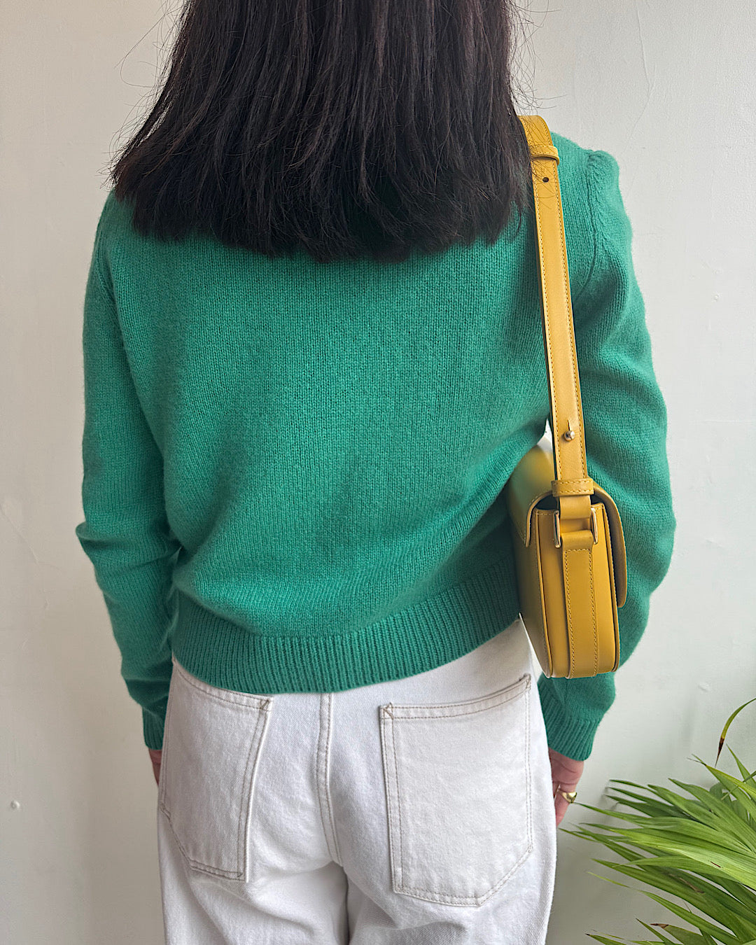 The Elder Statesman Green Cashmere Jumper ~ Size S