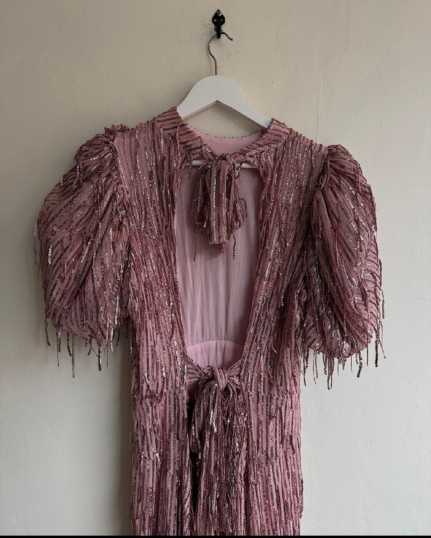 Pink Sequin Dress ~ Size 12