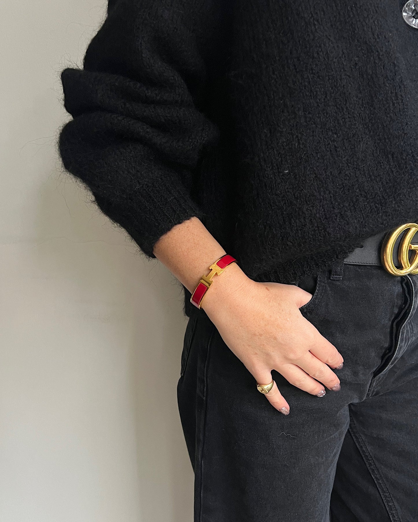 Red ‘Clic H’ Bracelet