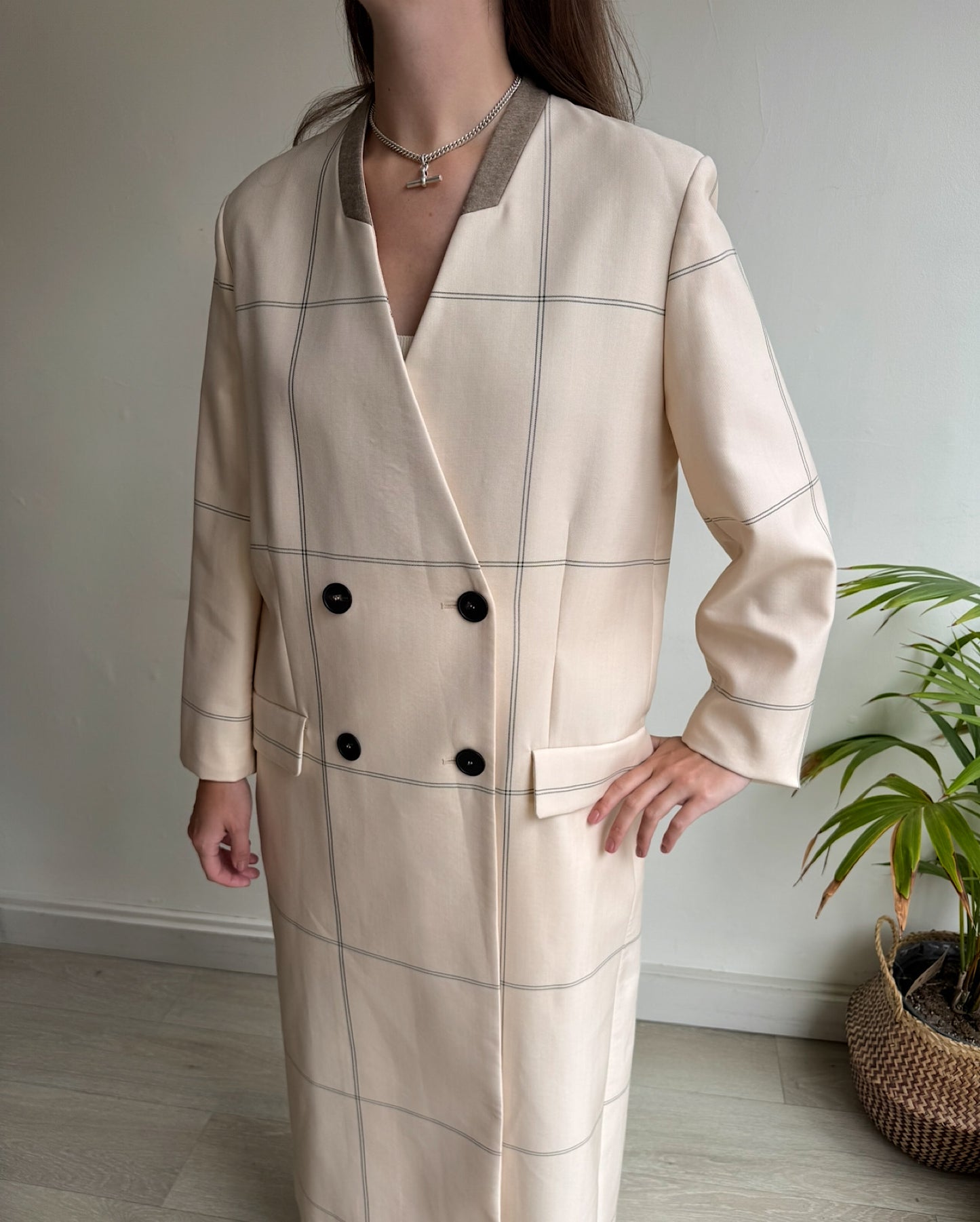 Wool Tartan Lalo Coat ~ Size 8/10