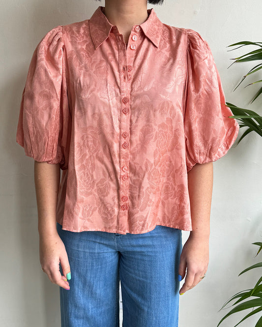 Pink Blouse ~ Size L