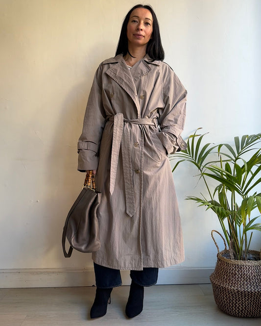 Techno Cotton Trench ~ Size 6/10