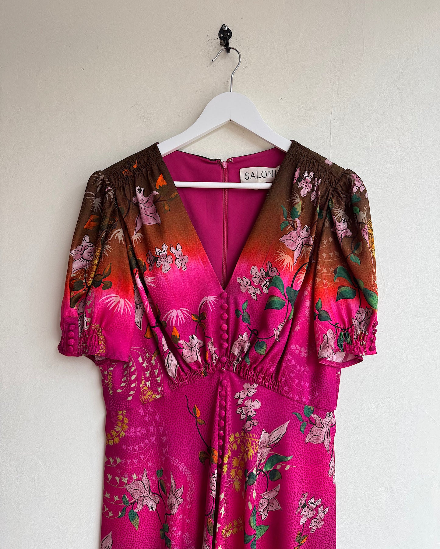 Saloni Silk Dress ~ Size 16