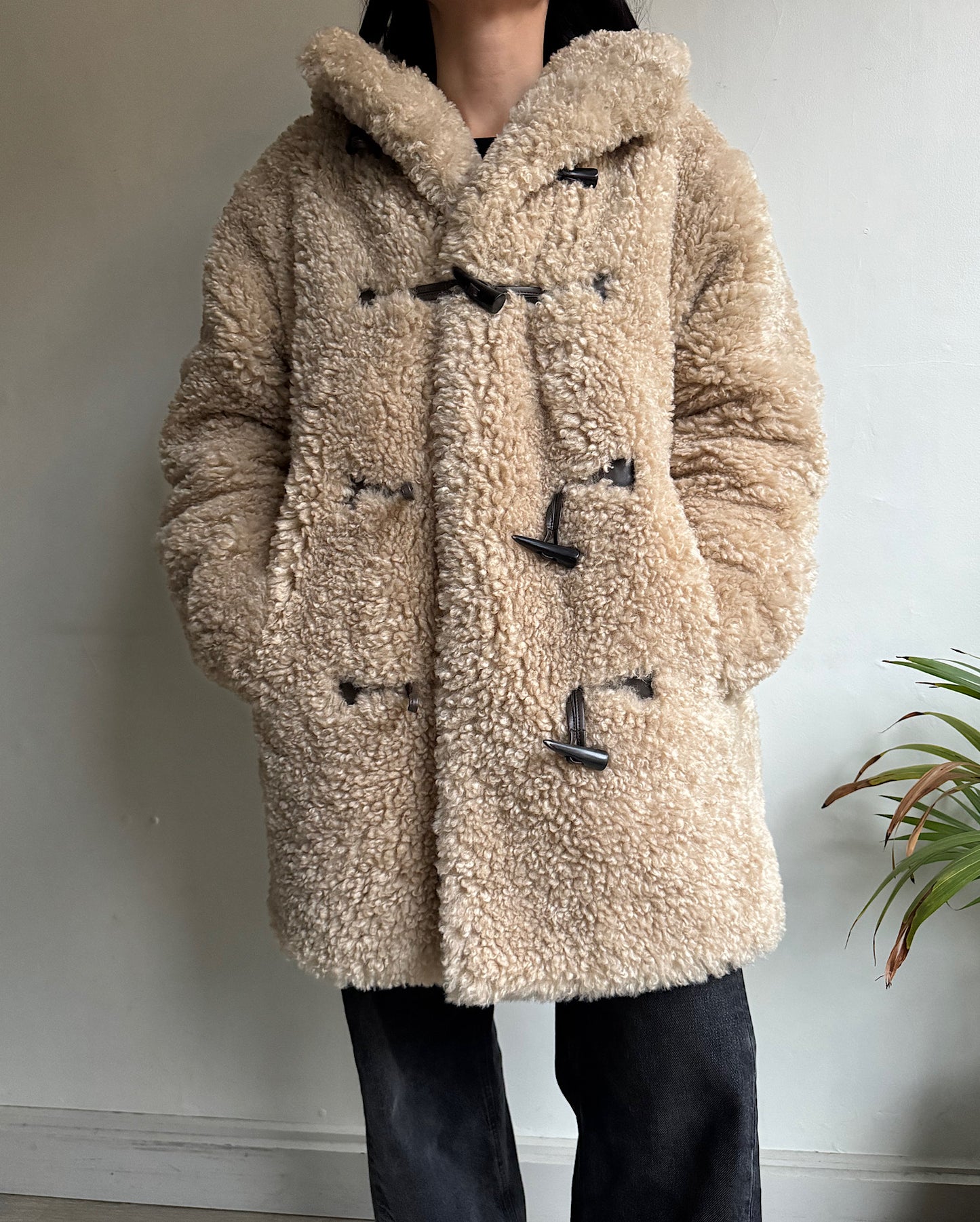 Florene Faux Shearling Coat ~ Size 8/10