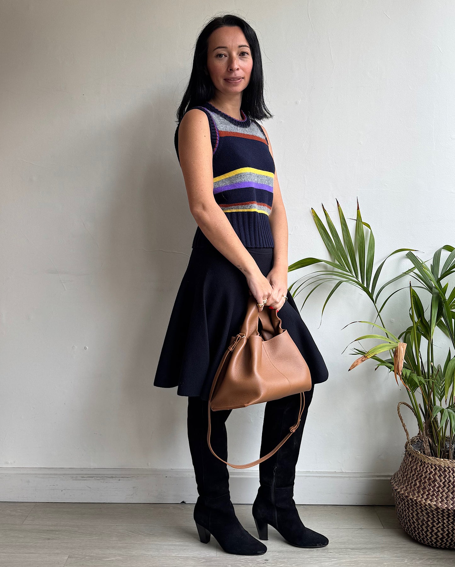 Striped Sleeveless Knit ~ Size XS