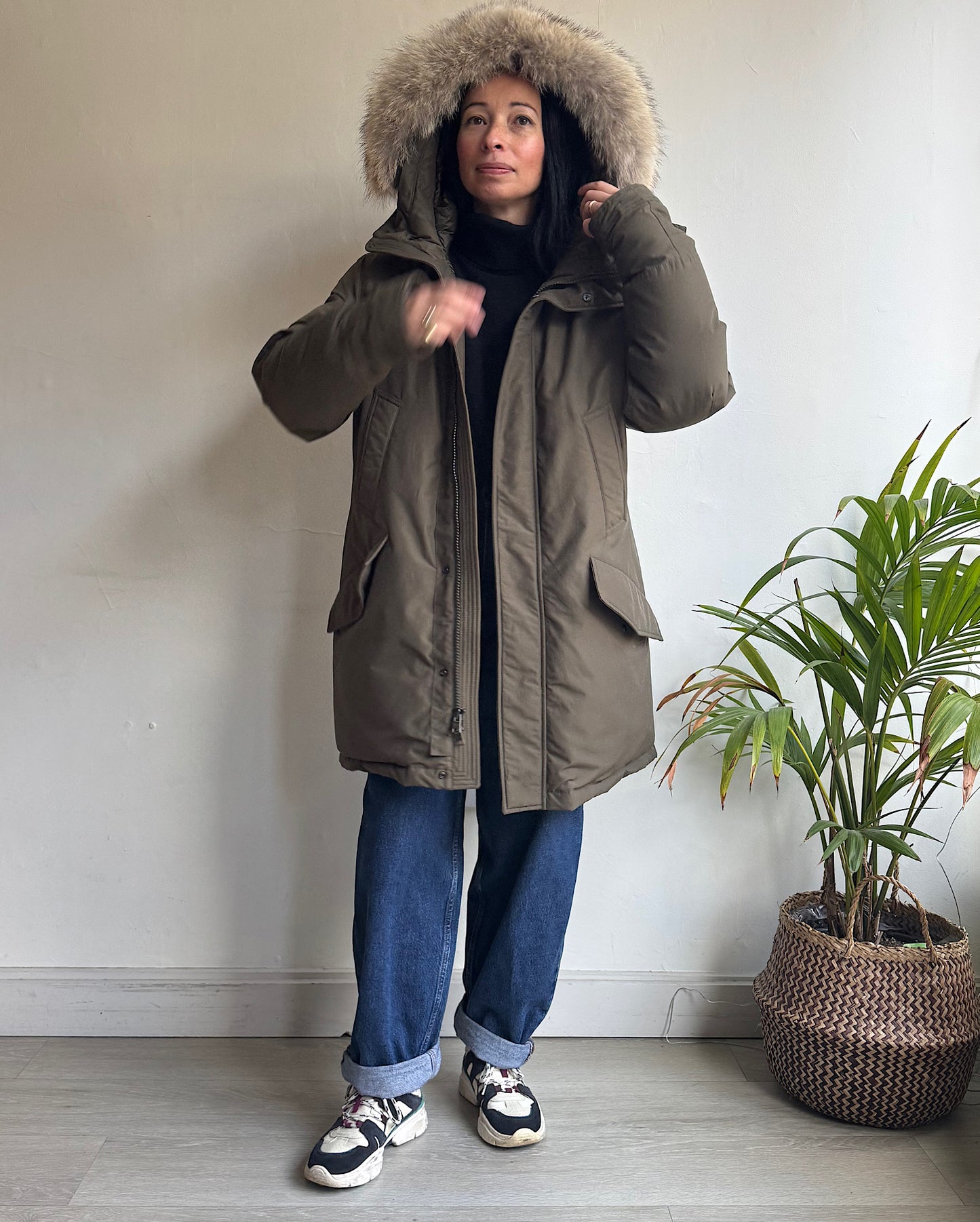 Khaki Parka ~ Size L
