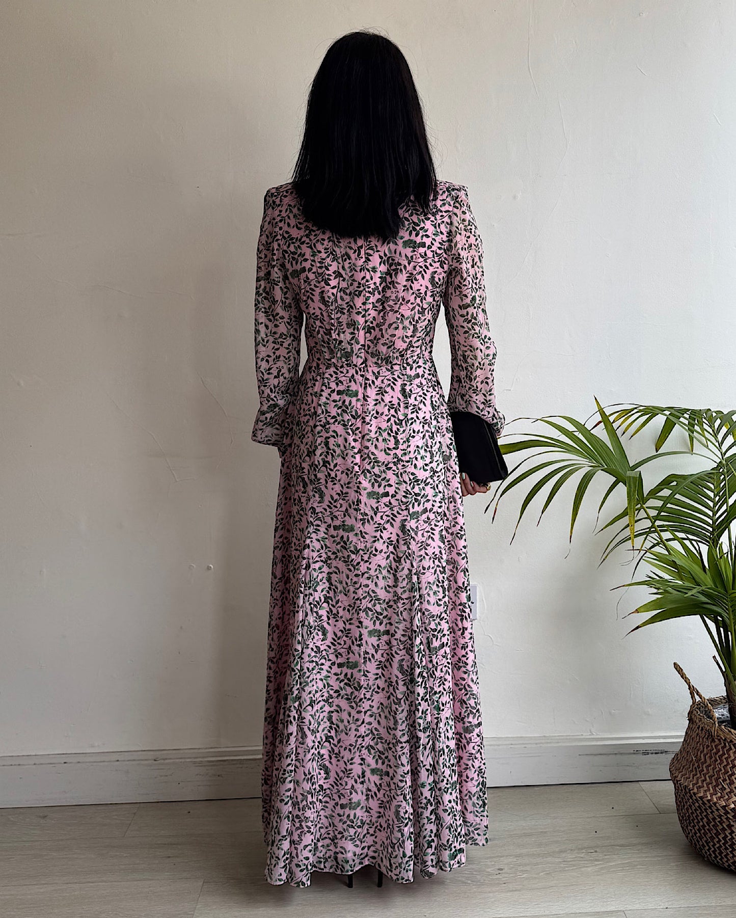 Saloni Floral Maxi Dress ~ Size 6