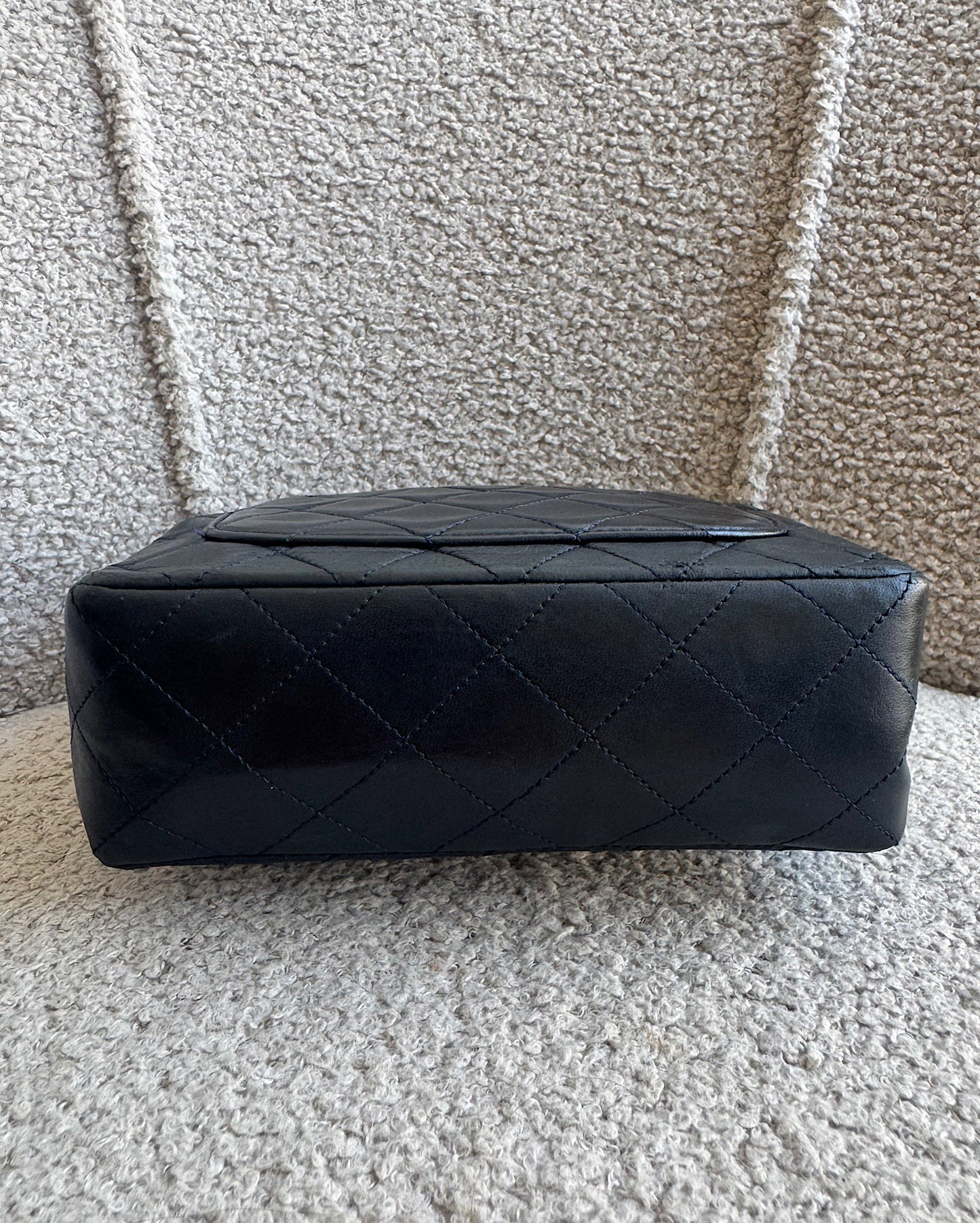 Chanel Navy Square Classic Flap Bag
