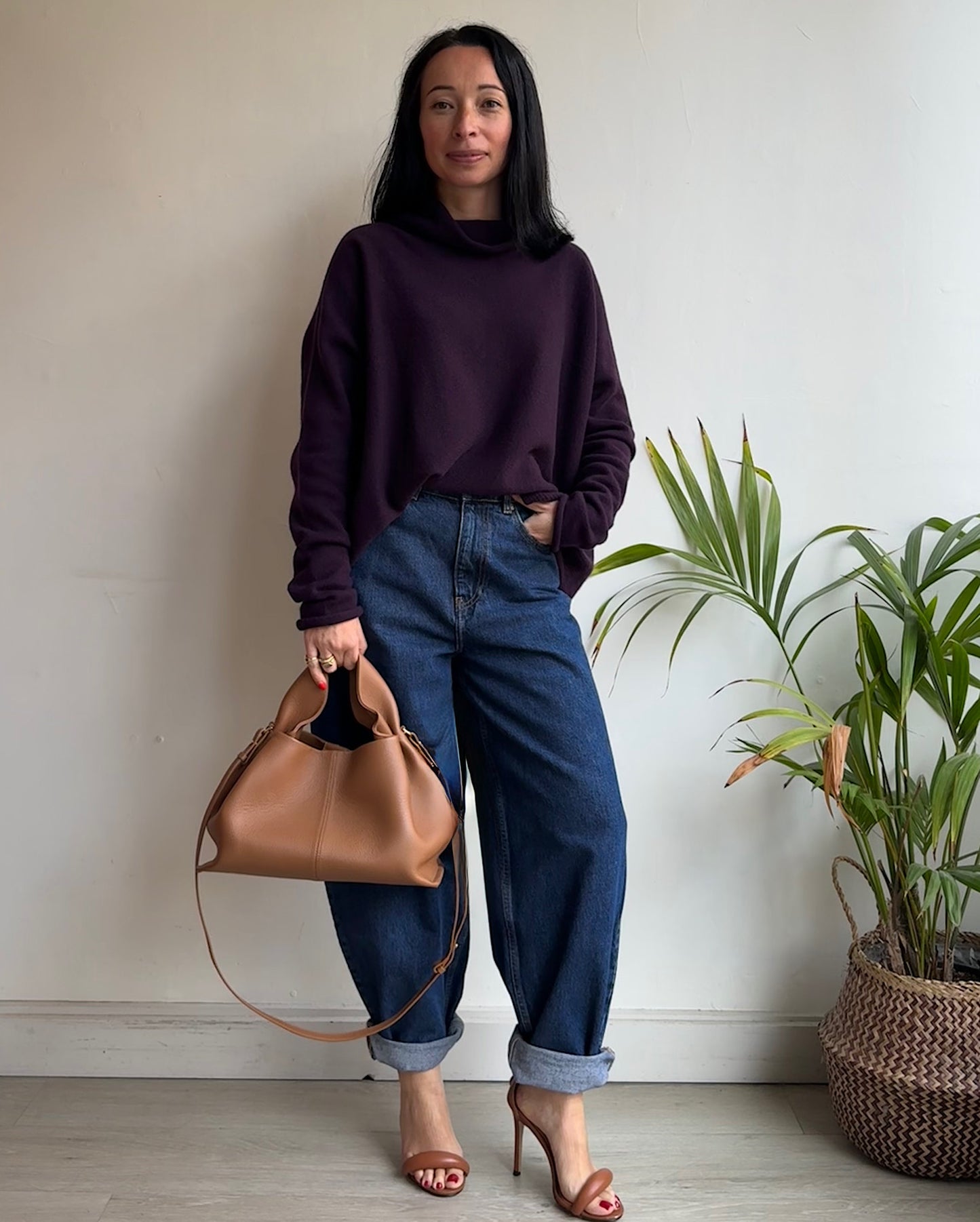 Aubergine Cashmere ~ Size M