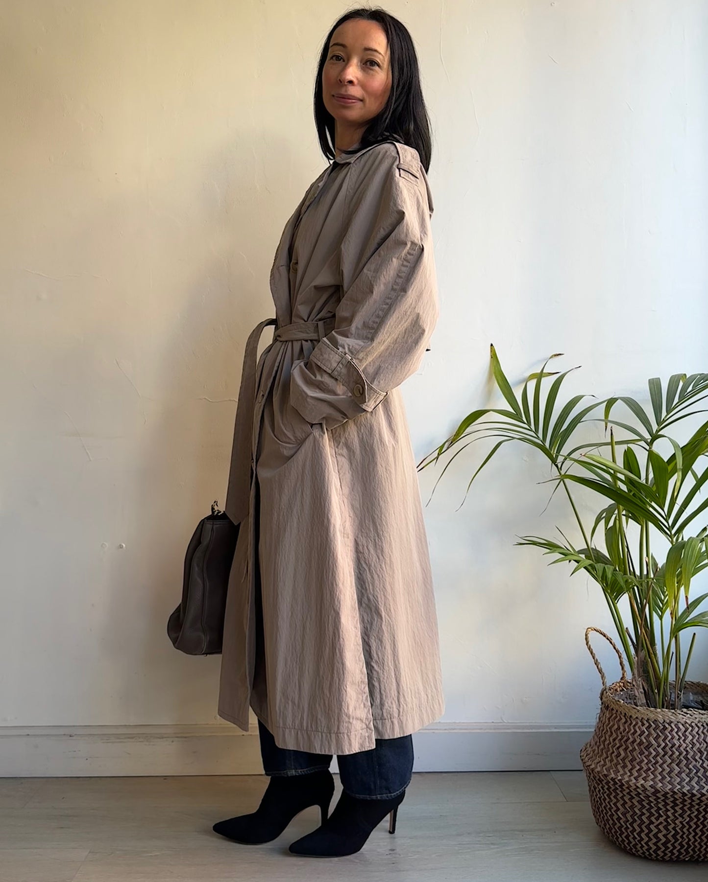 Techno Cotton Trench ~ Size 6/10