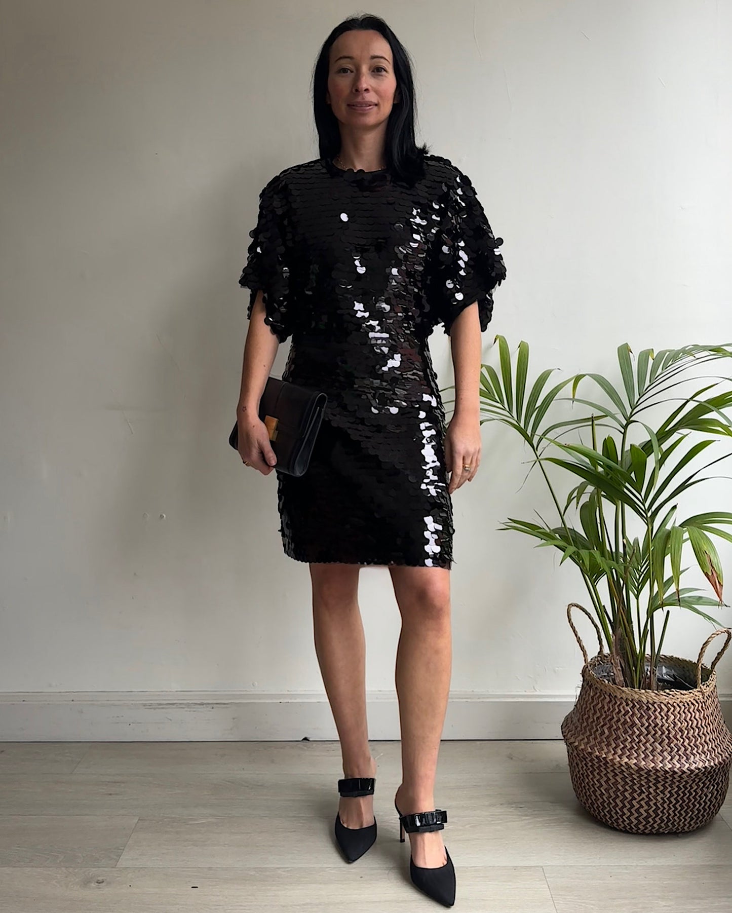 Sequinned Mini Dress ~ Size 10/12