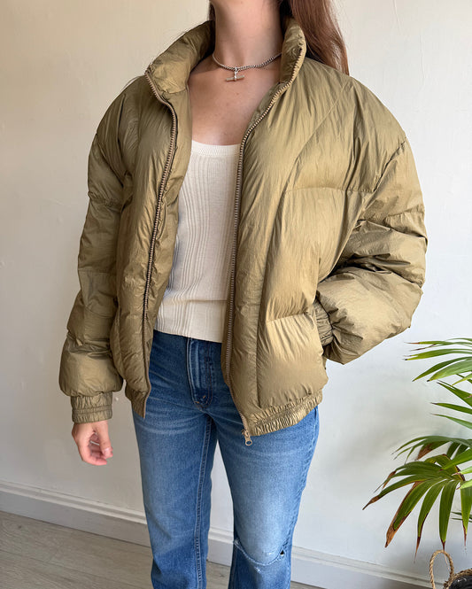 Bronze Puffer Jacket ~ Size 10