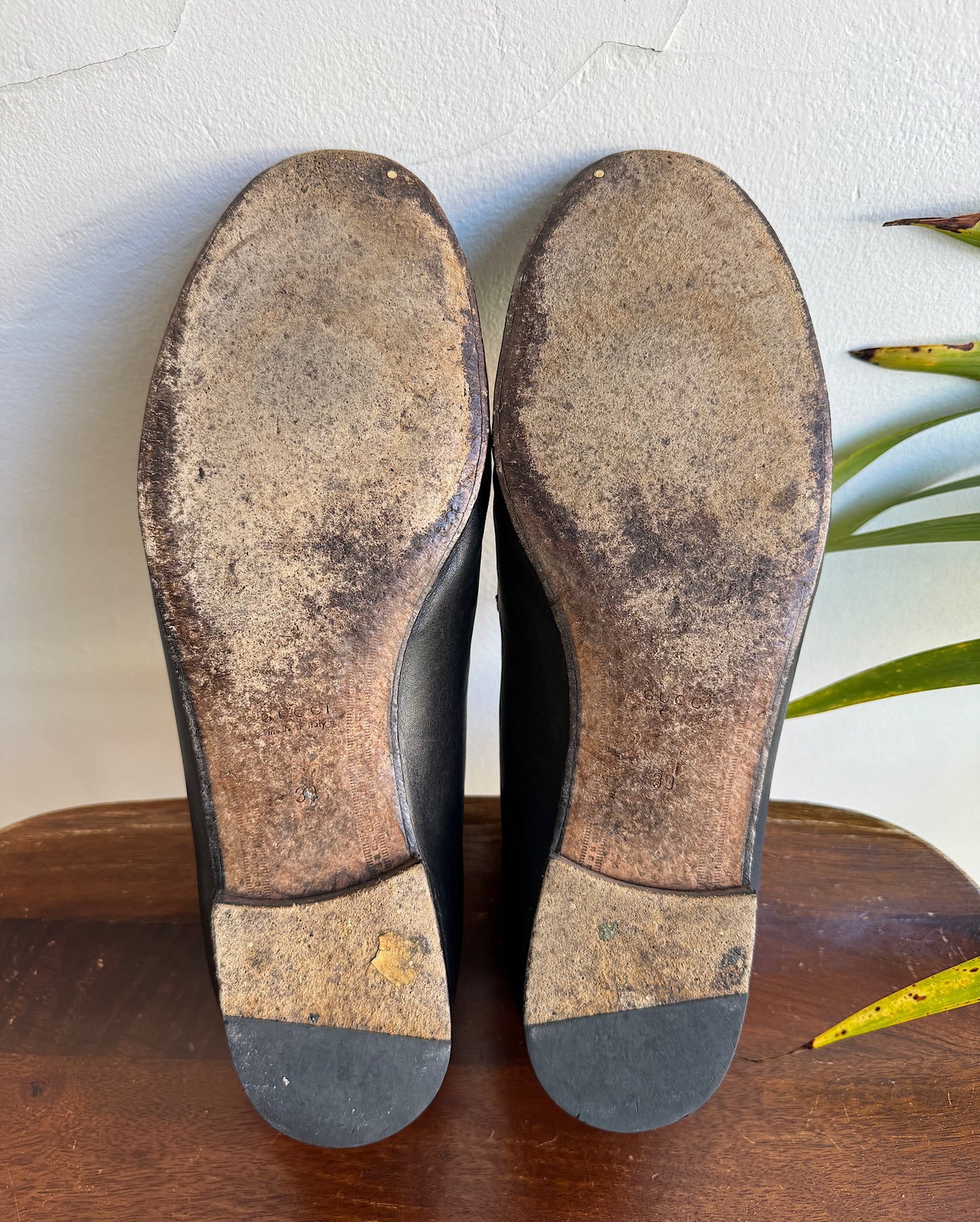Black Horsebit Loafers ~ Size 6