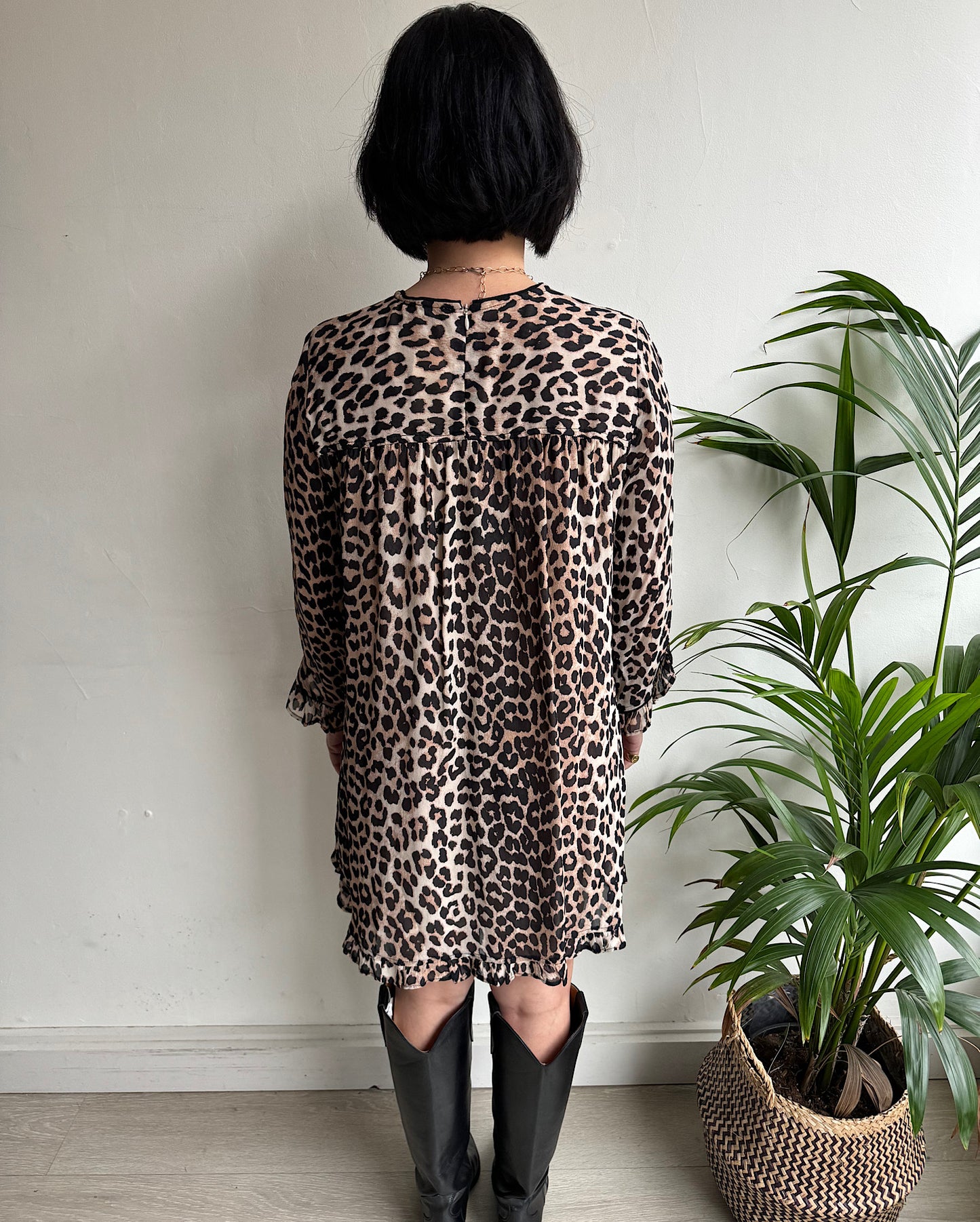 Animal Print Dress ~ Size 8