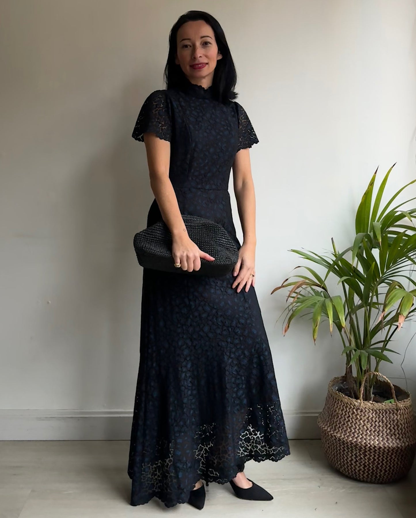 Asymmetric Lace dress ~ Size 8