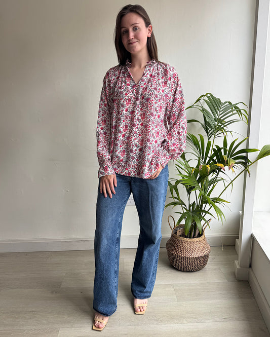 Floral Top ~ Size S