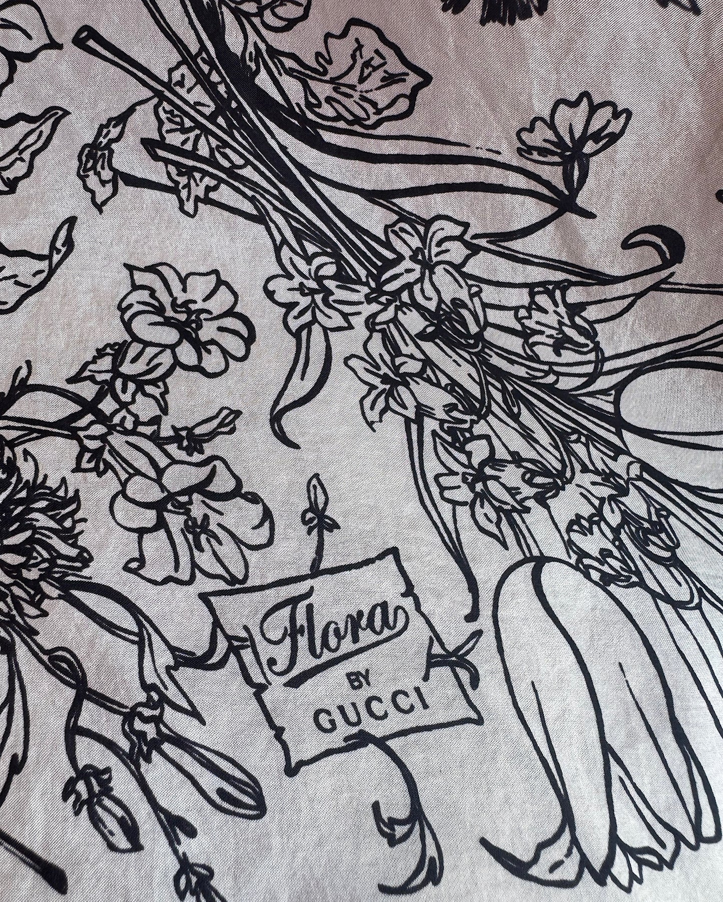 Gucci Flora Silk Scarf
